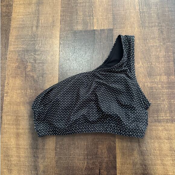 Albion Fit Midnight Dash Icon Crop Swimsuit Bikini Top Size Medium - Picture 5 of 7